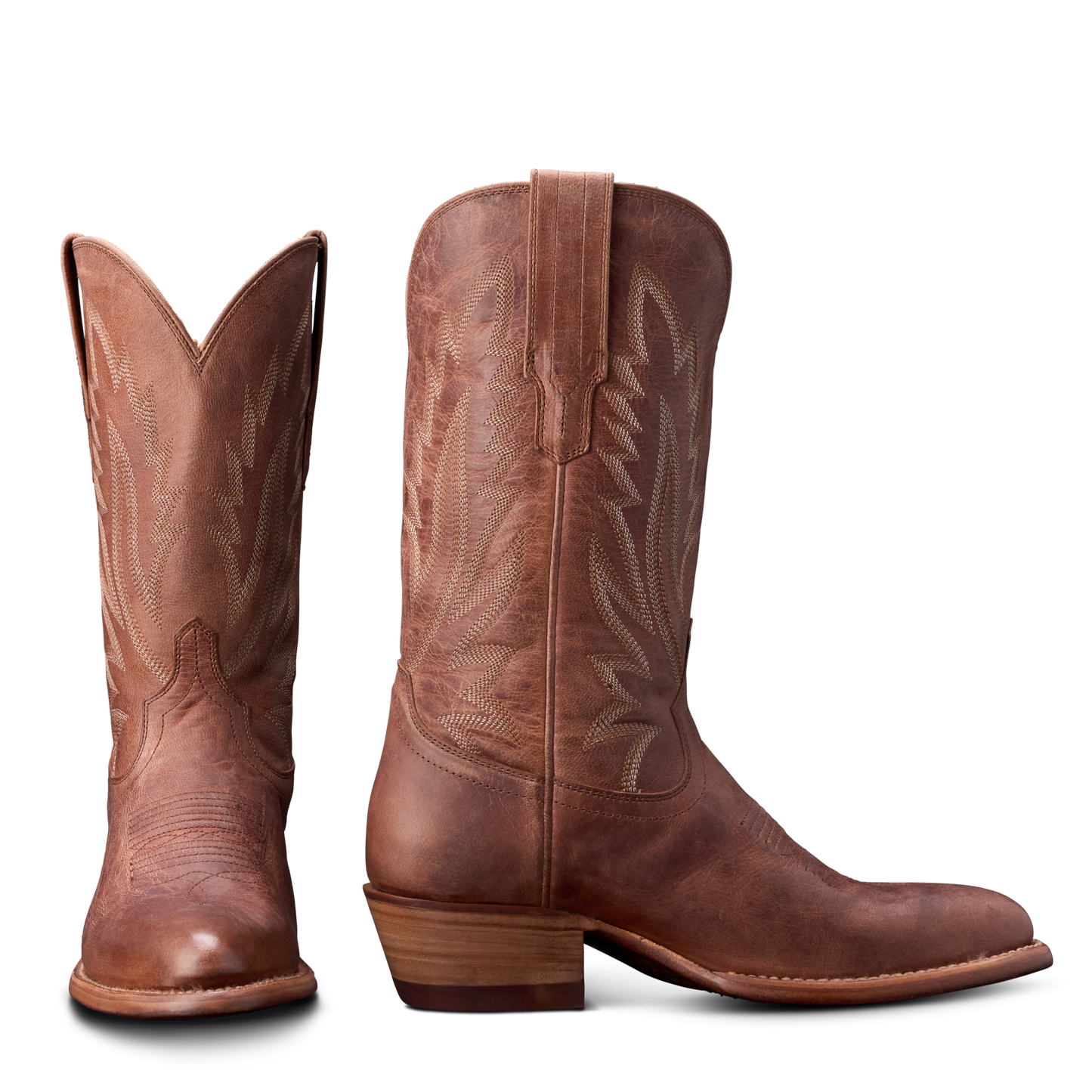 Tecovas Ladies The Jamie Scotch Brown Leather Western Boot 20047SCO