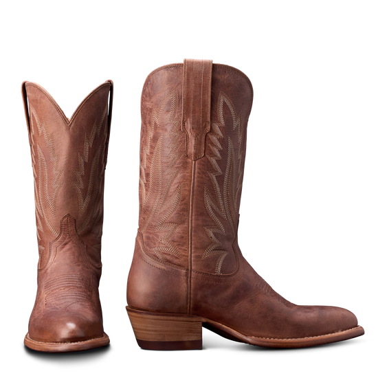 Tecovas Ladies The Jamie Scotch Brown Leather Western Boot 20047SCO