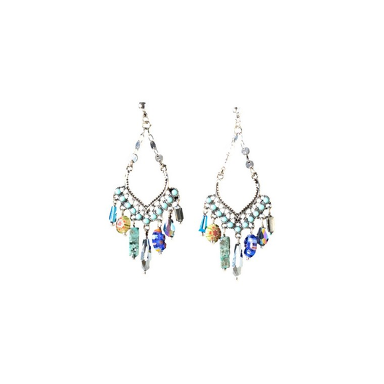 Blazin Roxx Ladies Beaded Chandelier Earrings 3054597