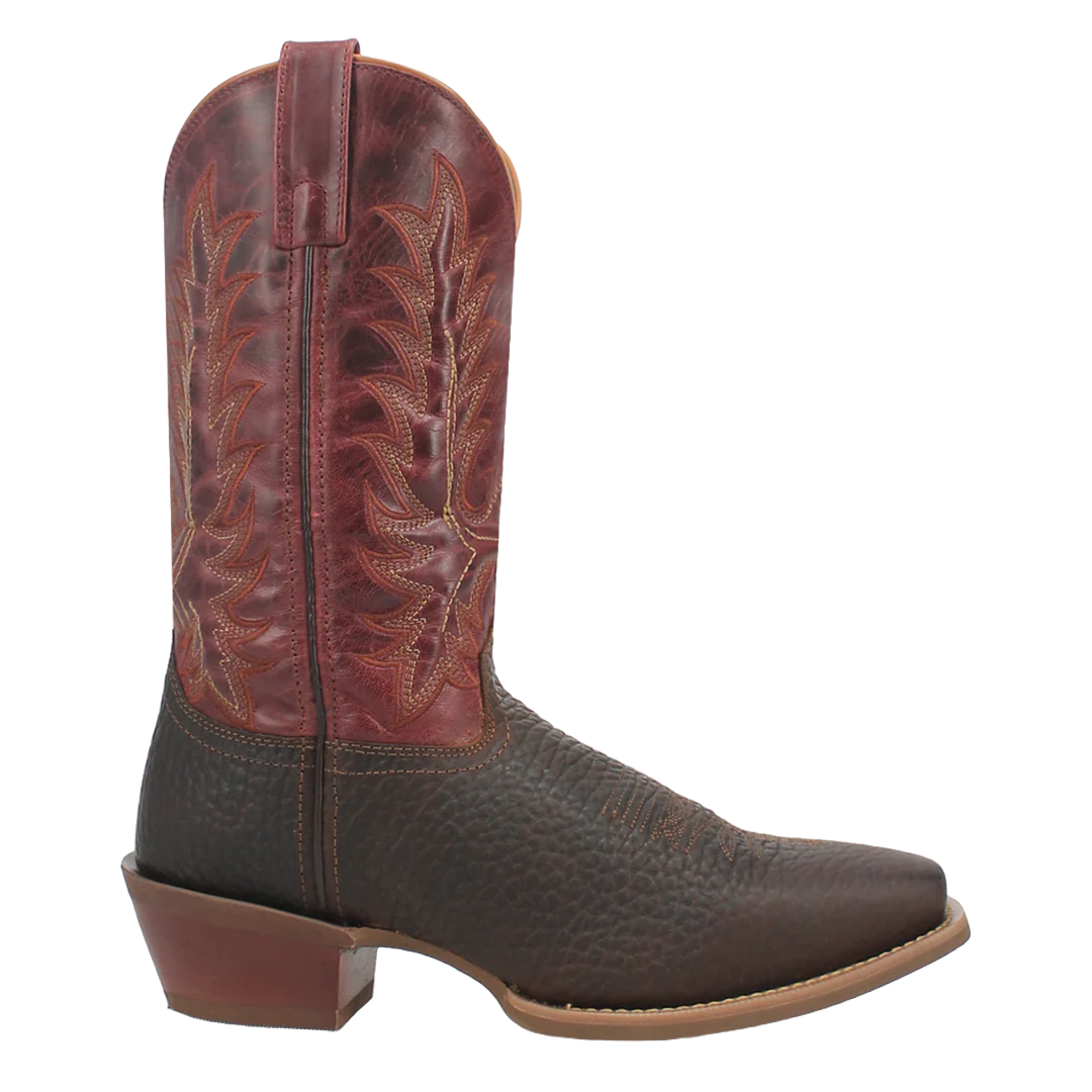 Dan Post Men's Kent Brown & Red Leather Western Boots 68312