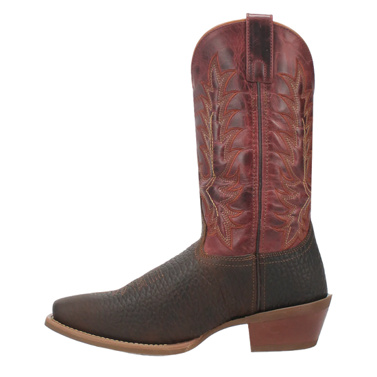 Dan Post Men's Kent Brown & Red Leather Western Boots 68312