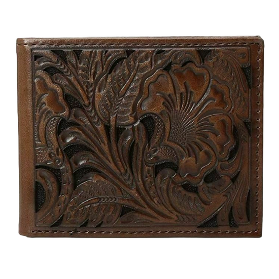 Ariat Premium Floral Embossed Bi Fold Wallet A3533002