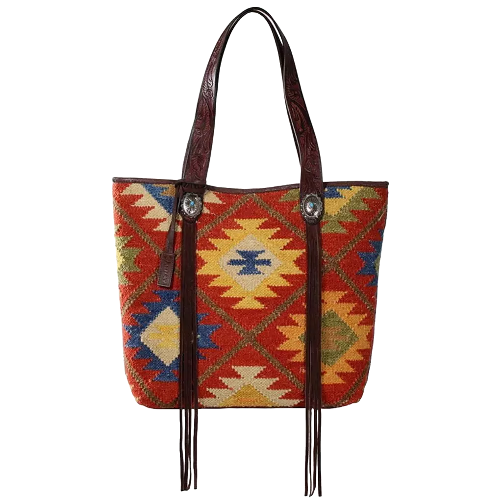 Ariat Ladies Brynlee Red Aztec Conceal Carry Tote Bag A770011897