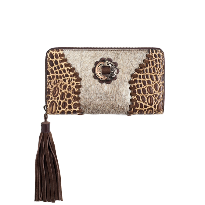 Ariat Ladies Laney Crocodile Print Wallet A770014502