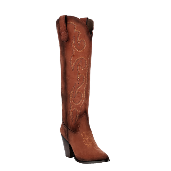 Circle G By Corral Ladies Shedron Suede Tall Western Boots Q7033