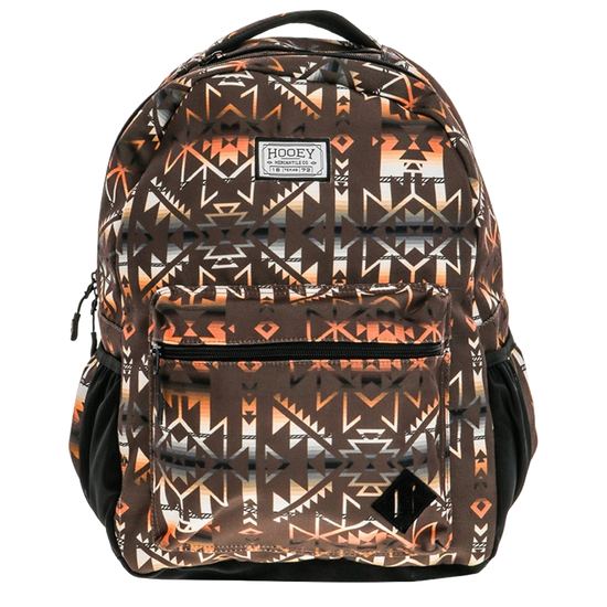 Hooey Recess Brown & Orange Aztec Backpack BP061BRAZ