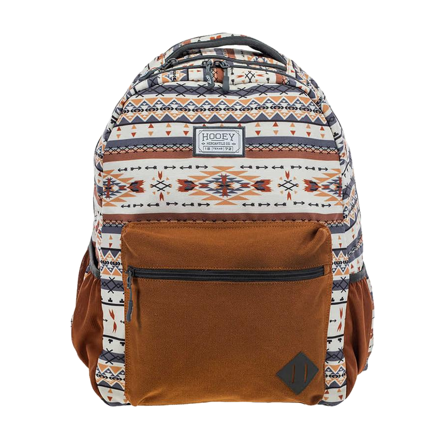 Hooey Recess Rust & Cream Aztec Backpack BP061CRRU