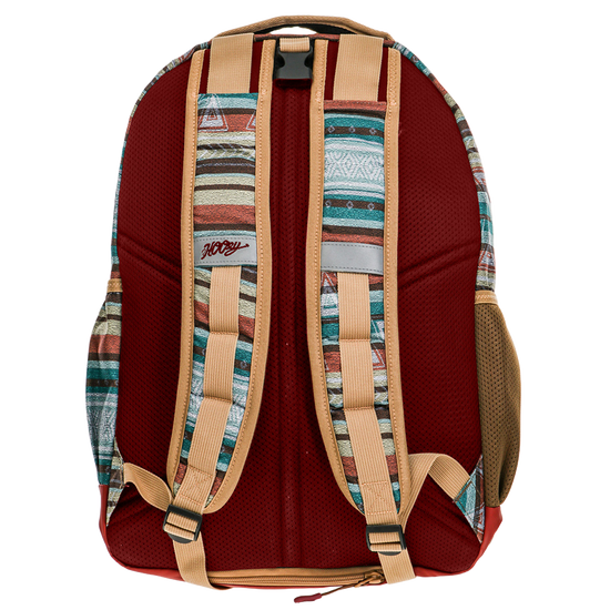 Hooey Ox Burgundy & Tan Serape Backpack BP064SPBU