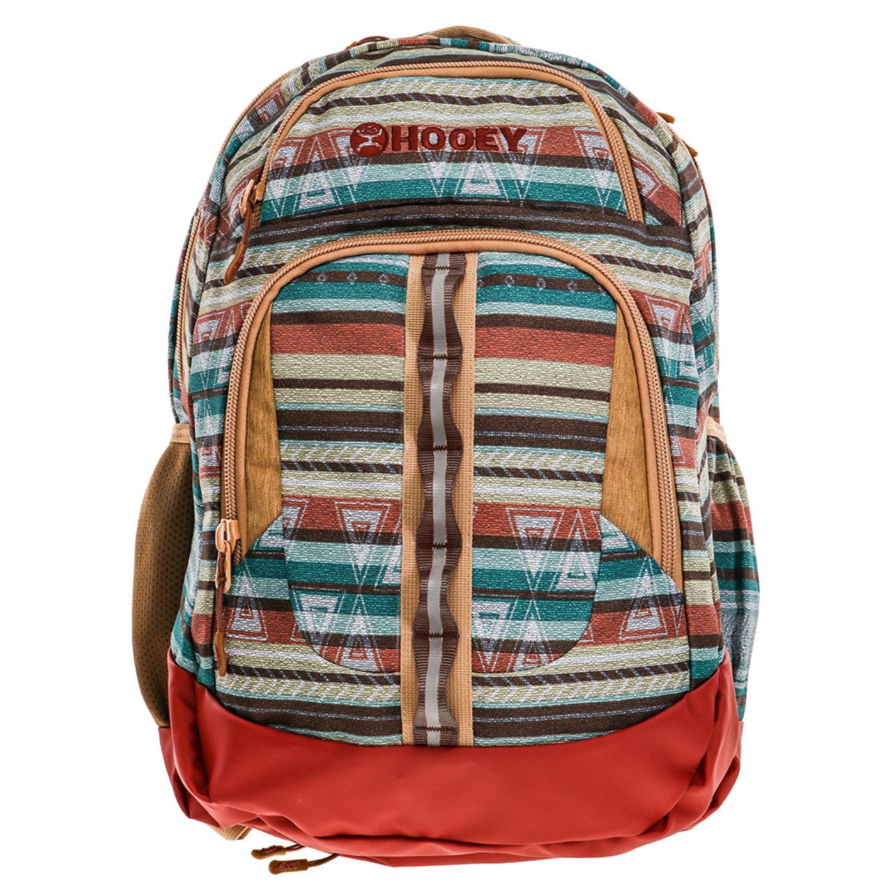 Hooey Ox Burgundy & Tan Serape Backpack BP064SPBU