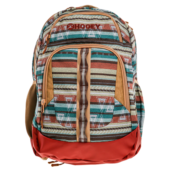 Hooey Ox Burgundy & Tan Serape Backpack BP064SPBU