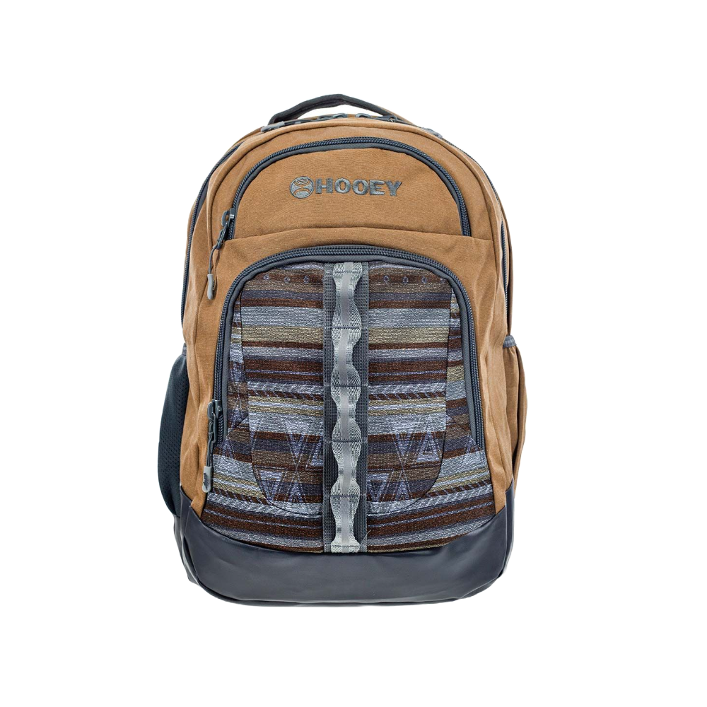 Hooey Ox Tan & Grey Aztec Backpack BP064TNGY