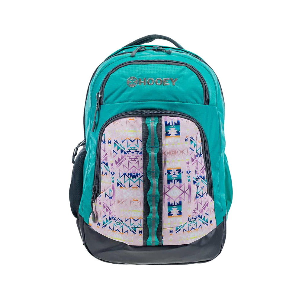 Hooey Ox Turquoise & Pink Aztec Backpack BP064TQPK