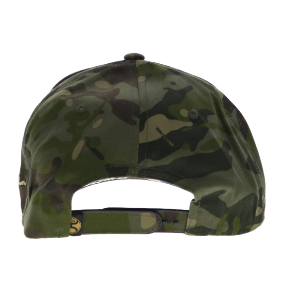 Hooey 'Chris Kyle' Hands Up Logo Camouflage Green Trucker Cap CK026