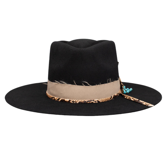 Charlie 1 Horse Ladies Lainey Wilson Lucky Me Black Hat CWLKYM-034007