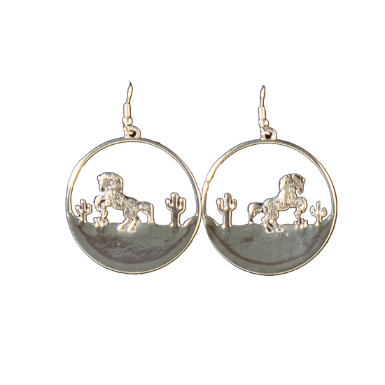 Silver Strike Ladies Western Earrings D460017236