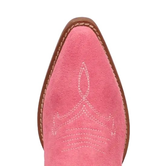 Dingo Ladies Movin' On Suede Pink Tall Western Boots DI2184-PK