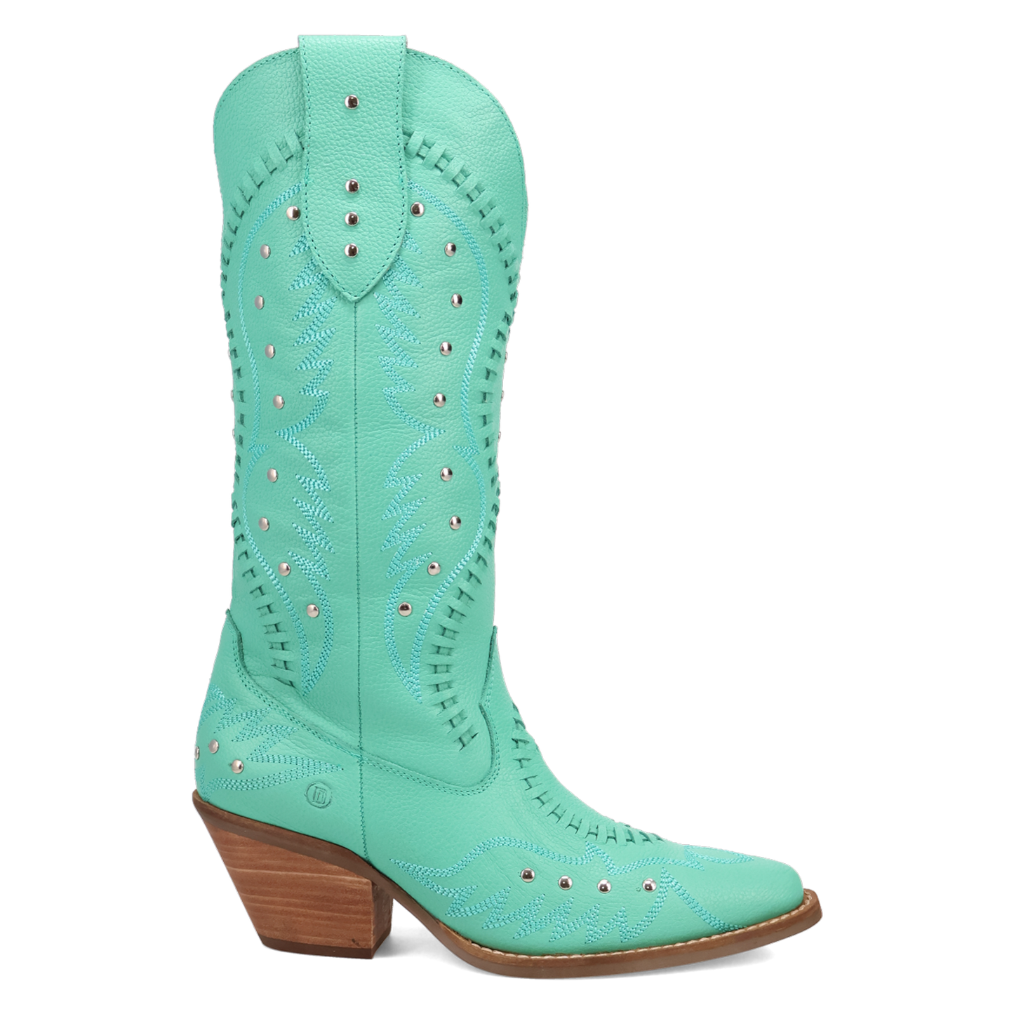 Dingo Ladies Pretty 'N Pink B-Lace Green Western Tall Boots DI2220-GN