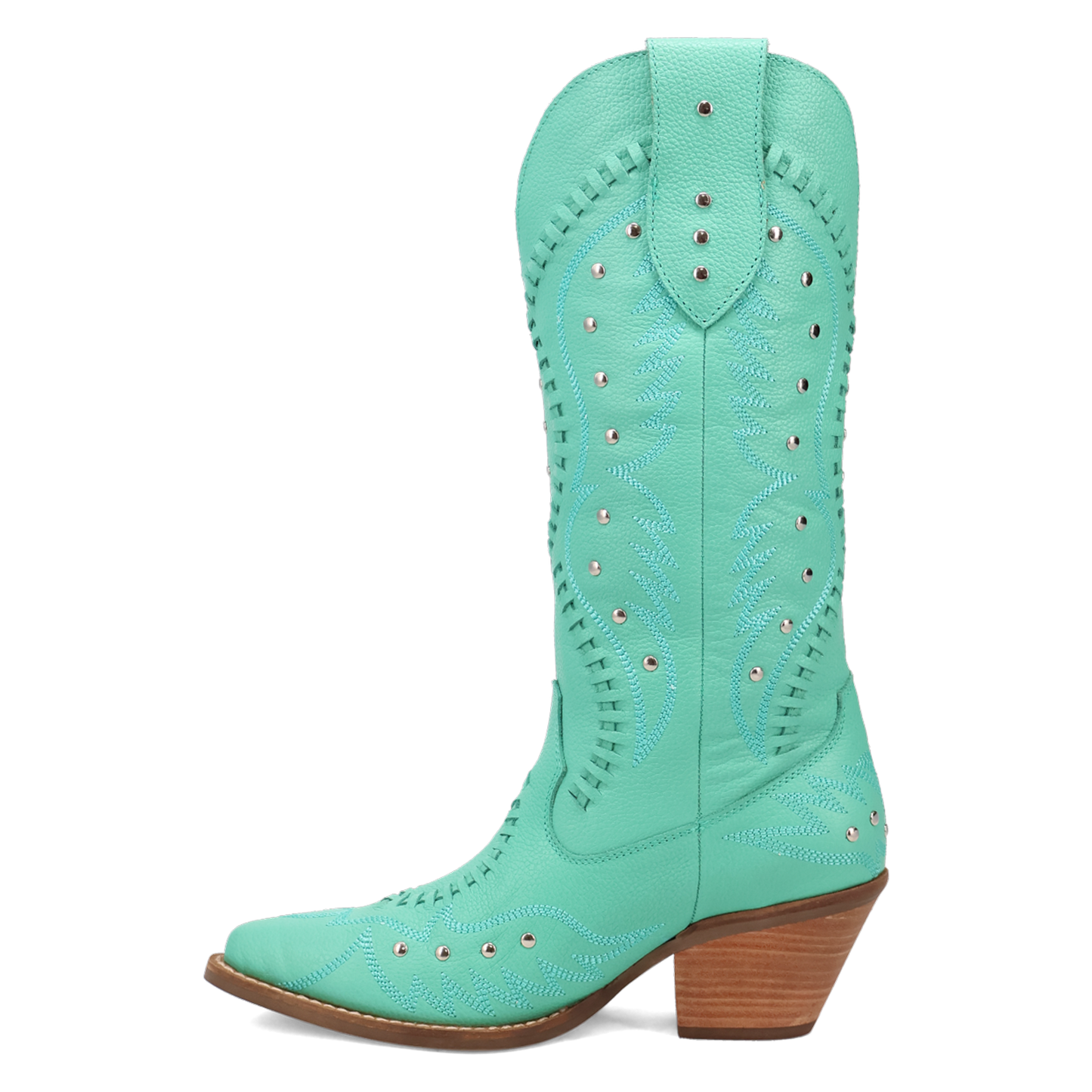 Dingo Ladies Pretty 'N Pink B-Lace Green Western Tall Boots DI2220-GN