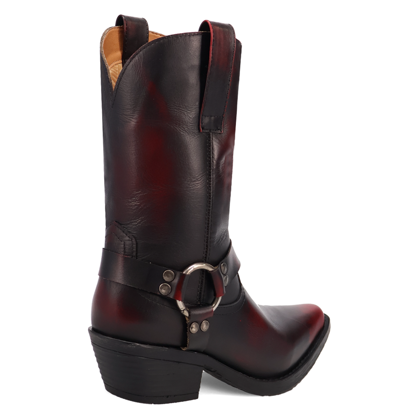 Dingo Ladies Ride A Way Wine Snip Toe Leather Boots DI2229-RD8