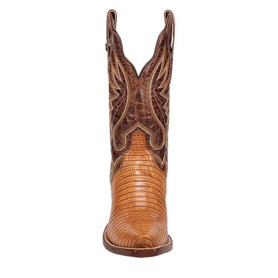 Dan Post Ladies Celine Lizard Tan & Brown Western Boot DP5103