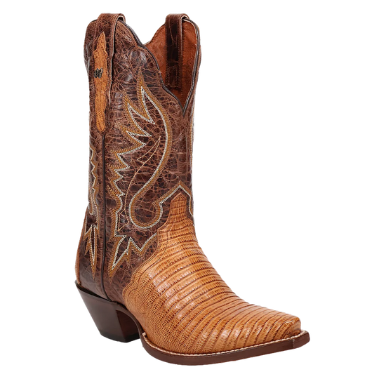 Dan Post Ladies Celine Lizard Tan & Brown Western Boot DP5103