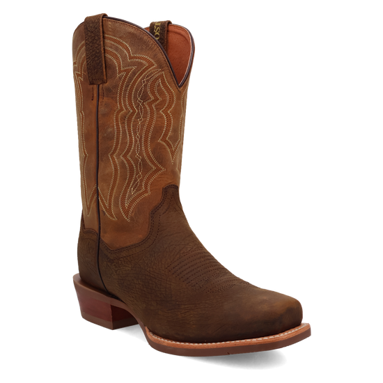 Dan Post Men's Creed Chocolate & Tan Leather Boots DP7010