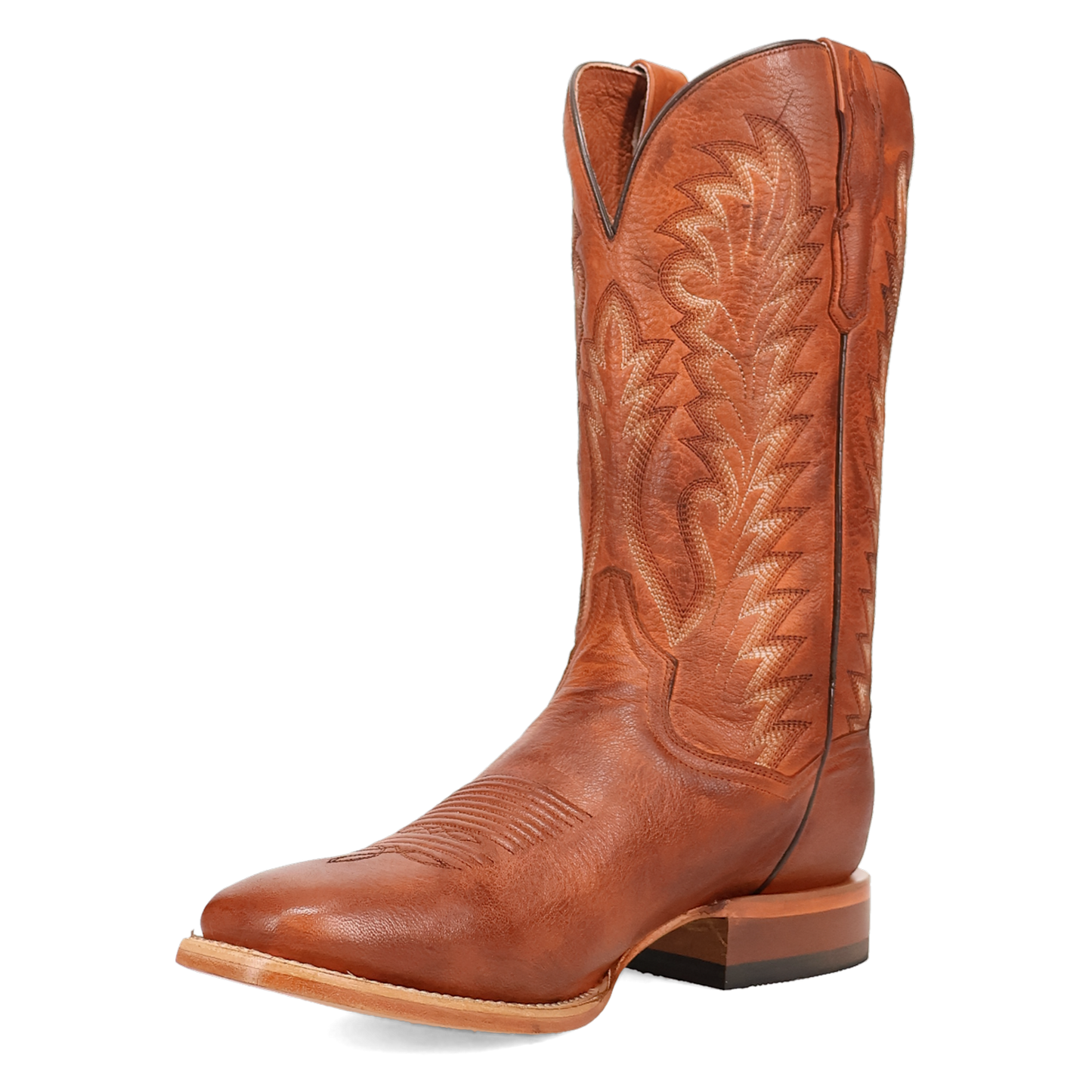 Dan Post Men's Jerry Honey Brown Leather Western Boots DP7041