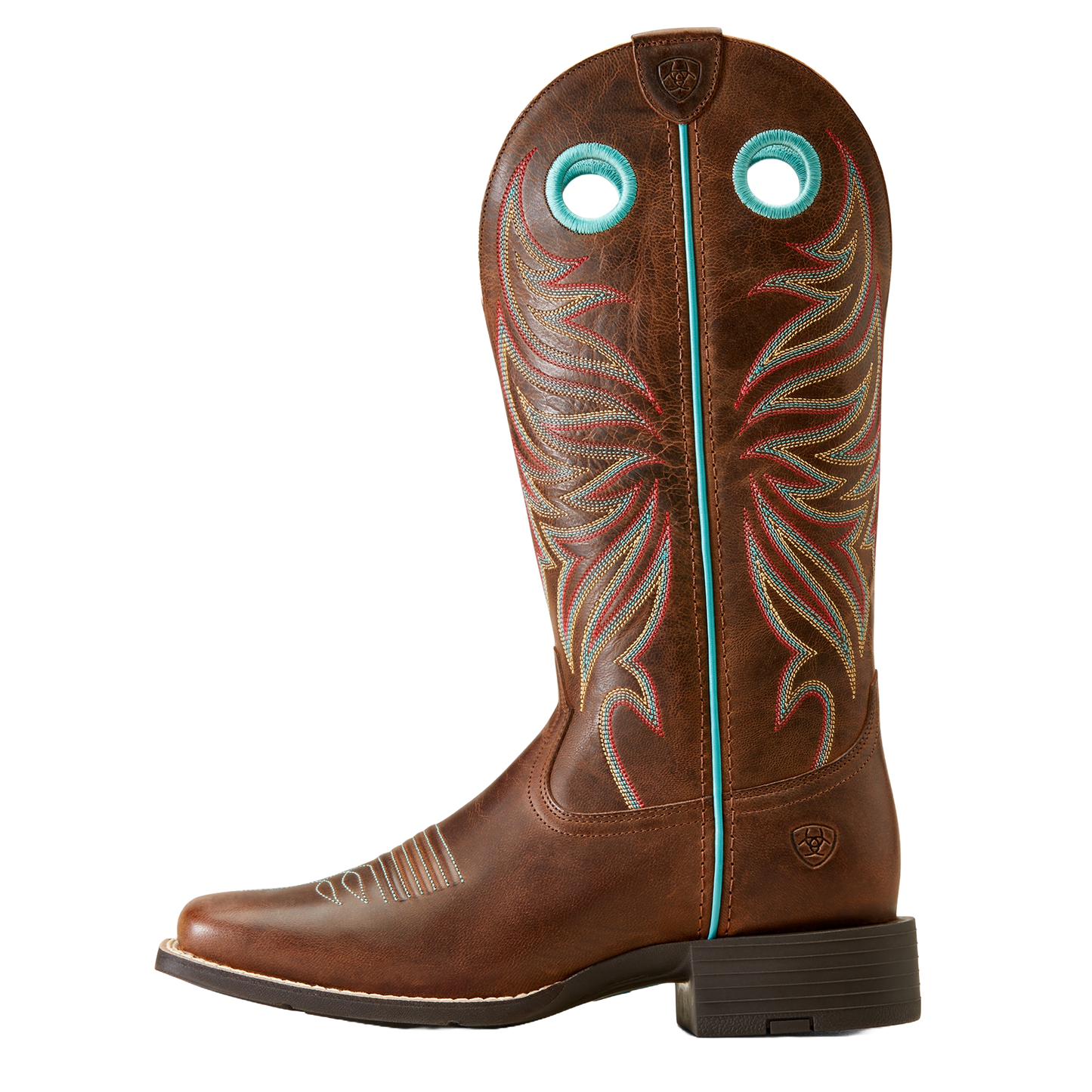 Ariat Ladies Round Up Ryder Sassy Brown Leather Western Boot 10017390