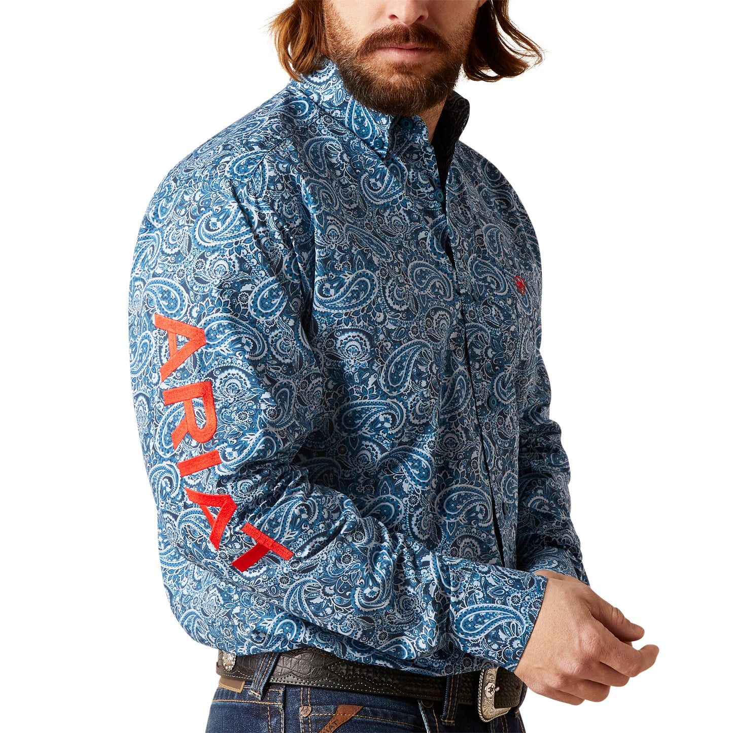 Ariat Men's Team Wayde Paisley Print Classic Fit Shirt 10046329