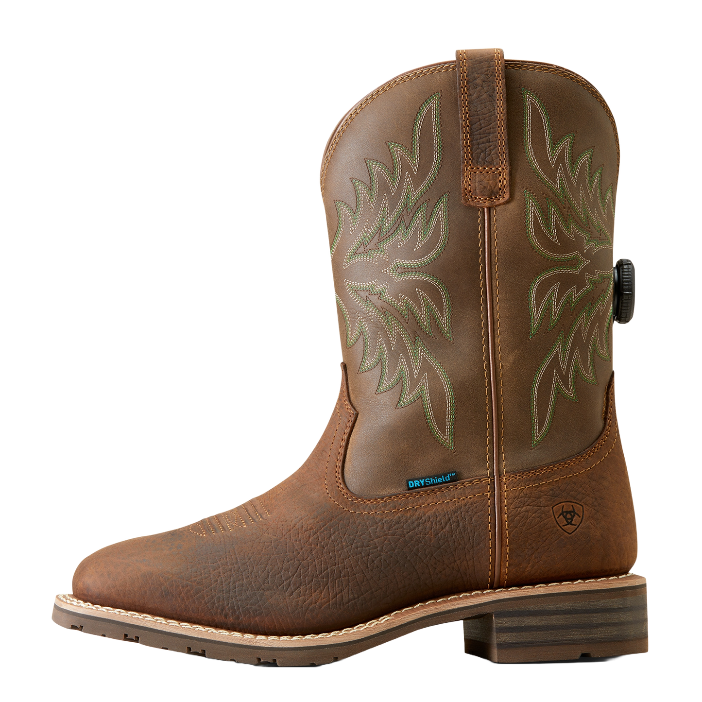 Ariat Men's Hybrid Rancher BOA Waterproof Acorn Brown Cowboy Boot 10046933