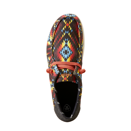 Ariat Men's Hilo Lace Fiery Aztec Dark Denim Casual Shoes 10047060