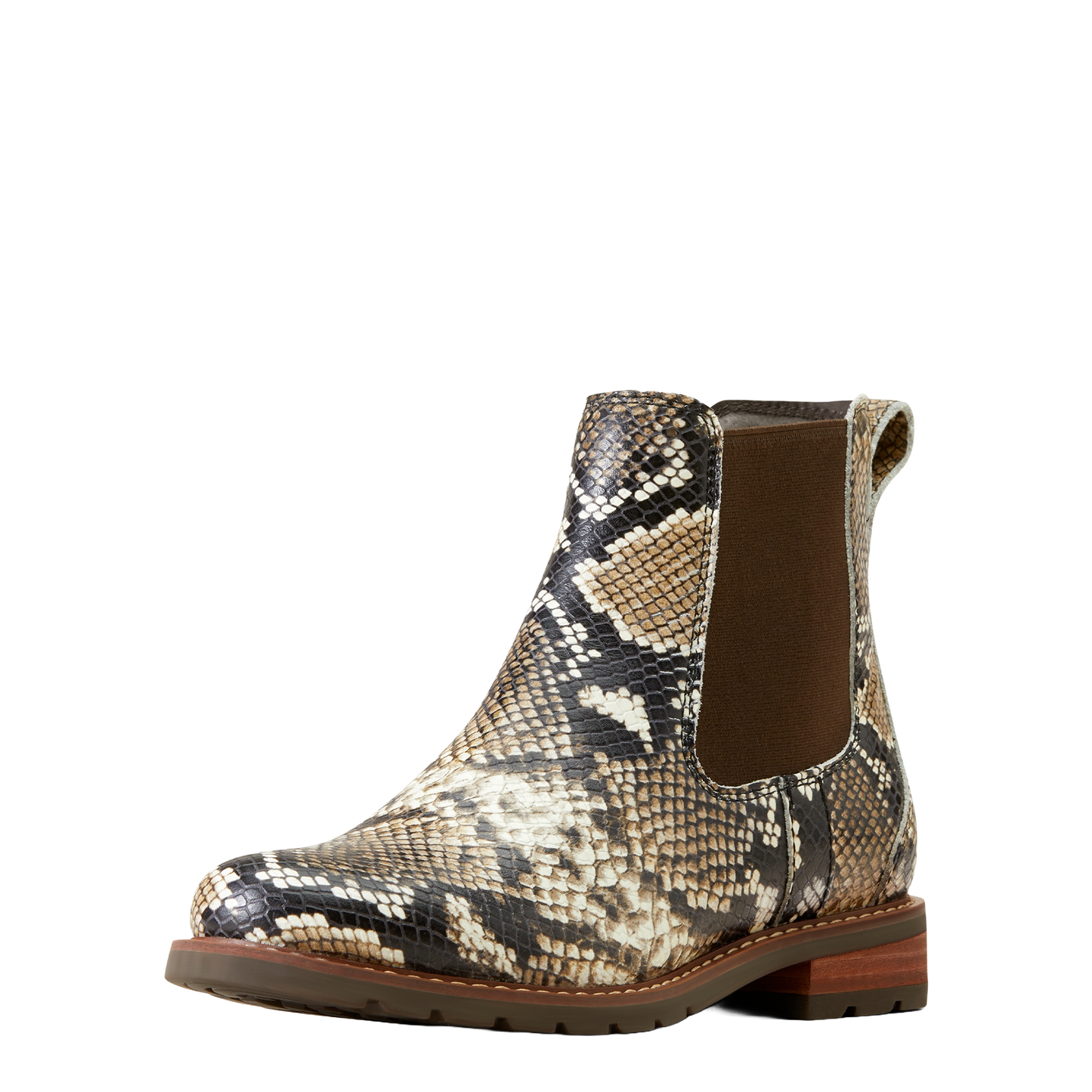 Ariat Ladies Wexford Chelsea Snake Print Boots 10046975