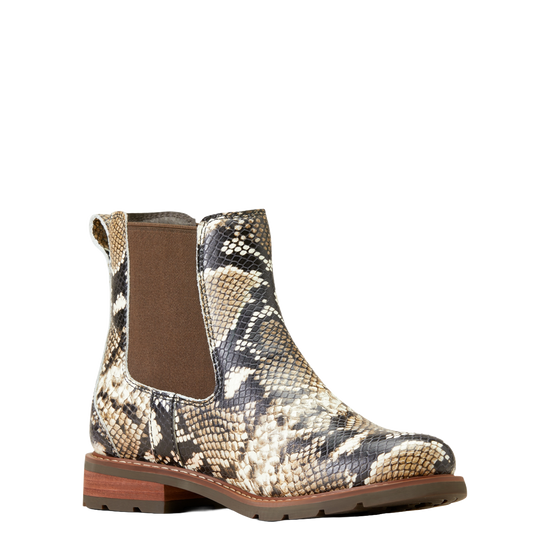 Ariat Ladies Wexford Chelsea Snake Print Boots 10046975