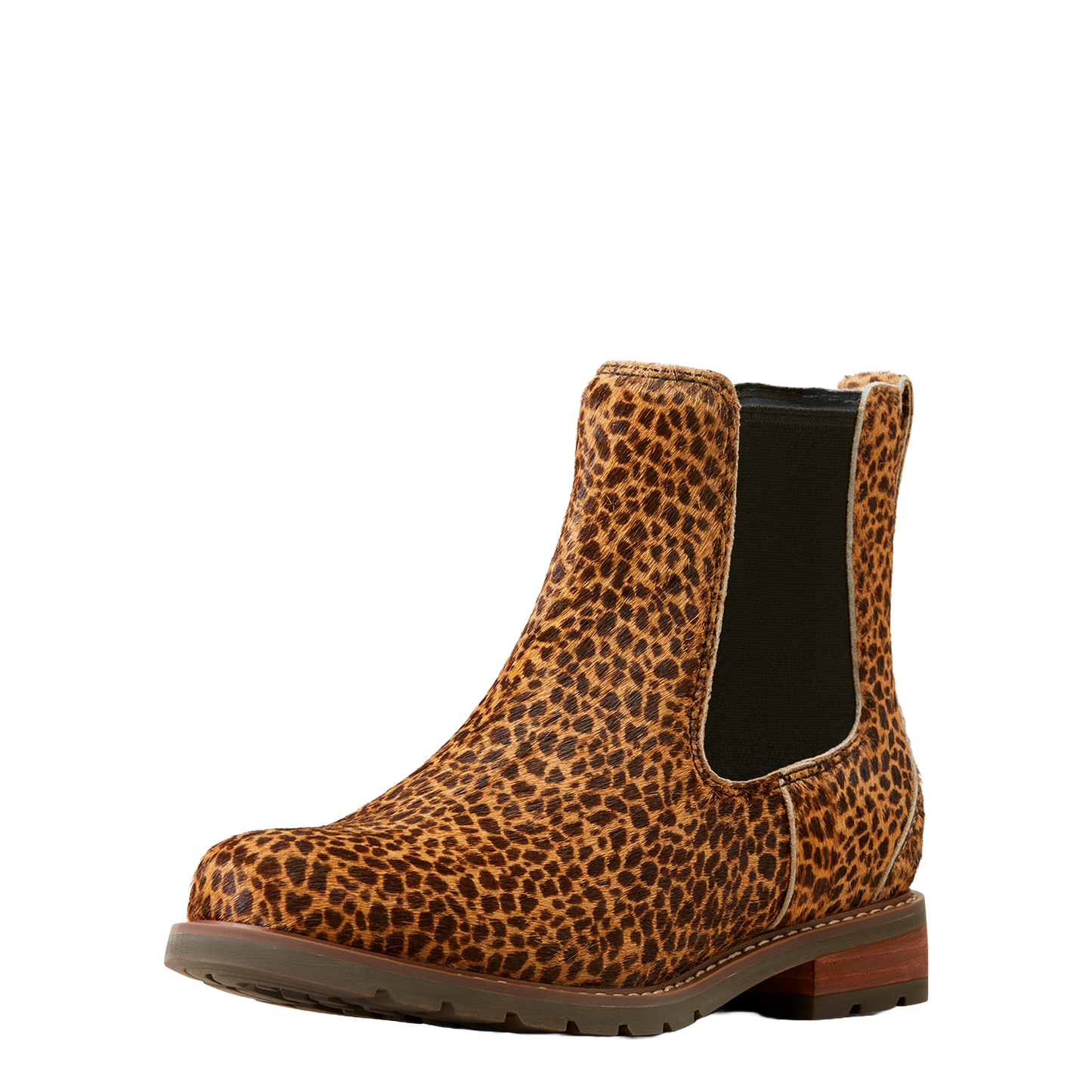 Ariat Ladies Wexford Chelsea Cheetah Hair On Boots 10046976