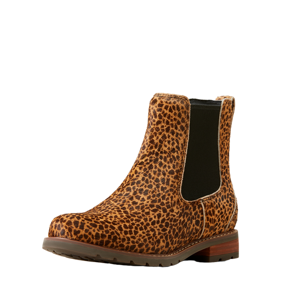 Ariat Ladies Wexford Chelsea Cheetah Hair On Boots 10046976