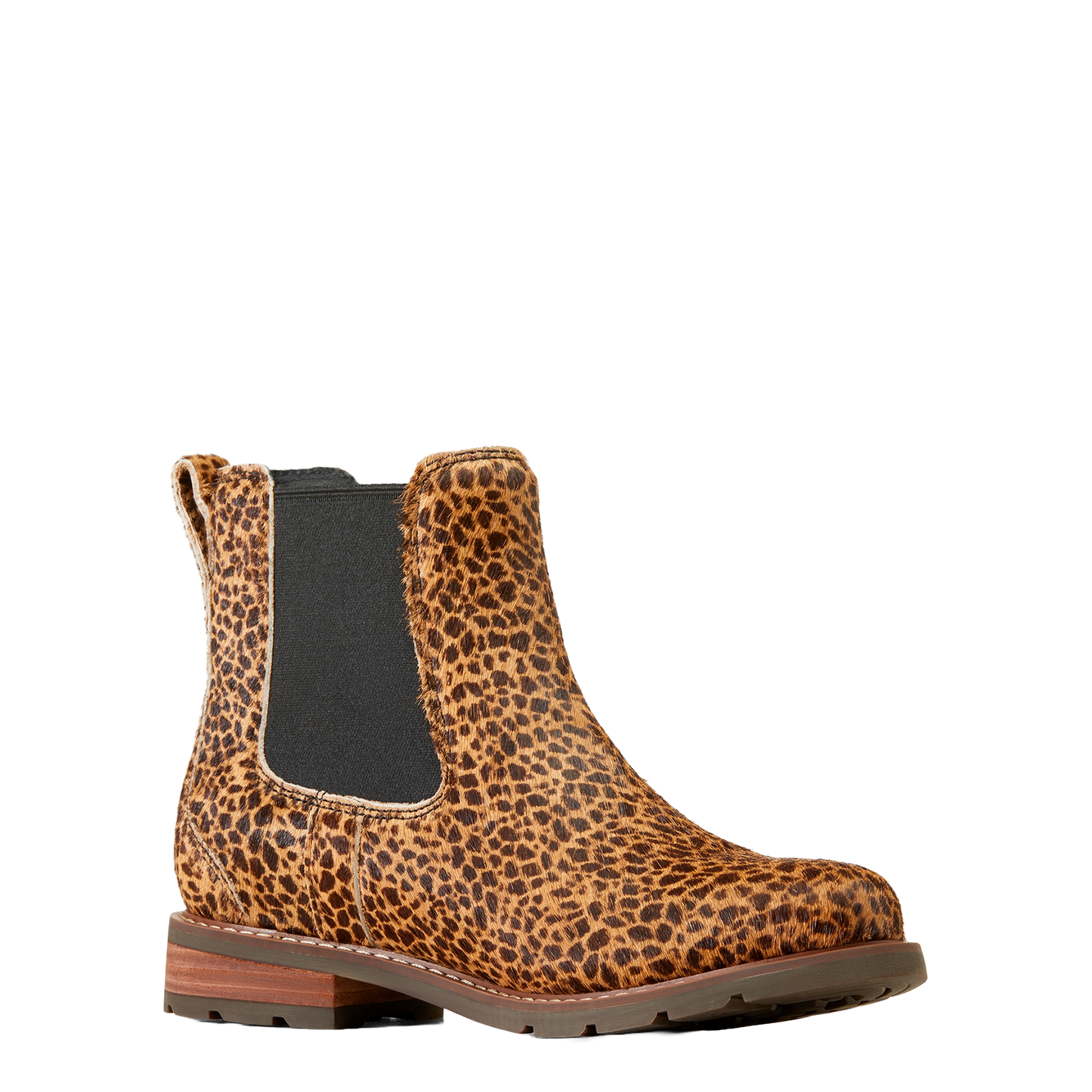 Ariat Ladies Wexford Chelsea Cheetah Hair On Boots 10046976