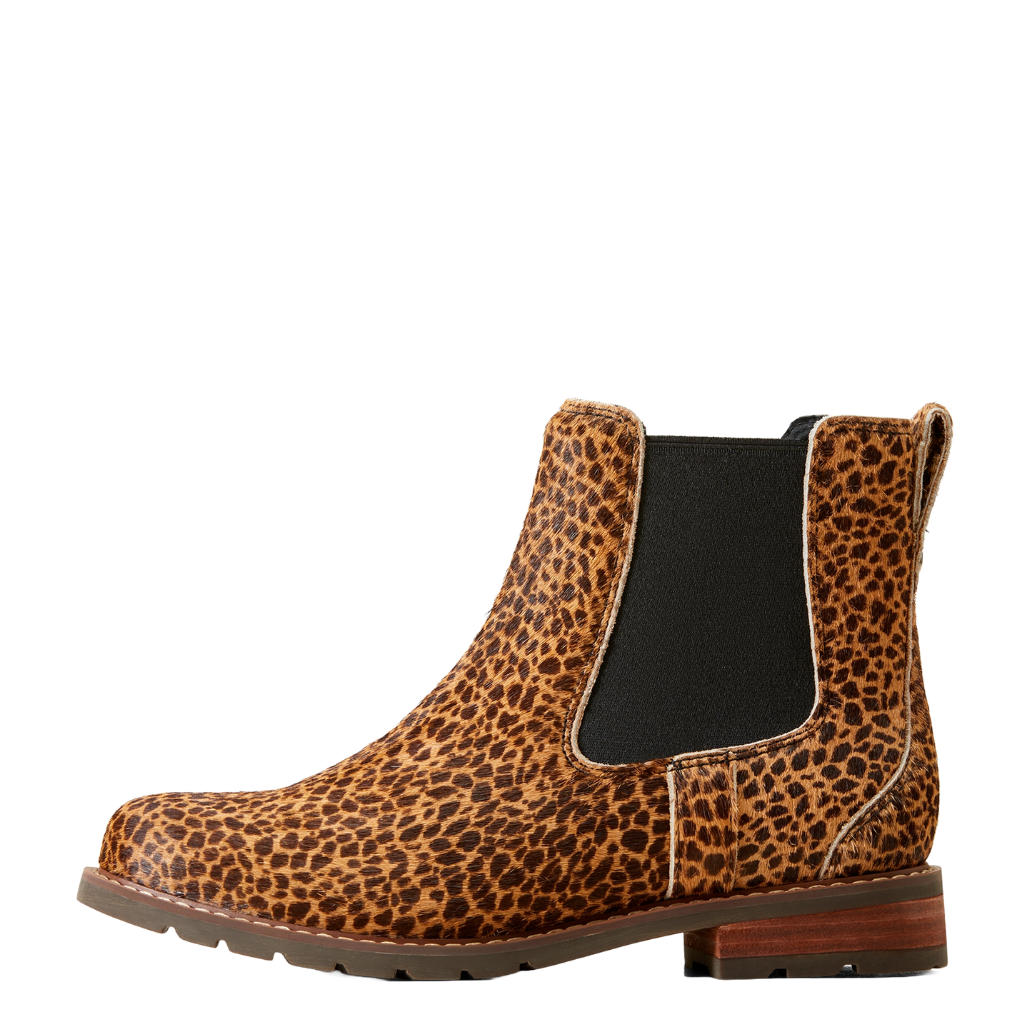 Ariat Ladies Wexford Chelsea Cheetah Hair On Boots 10046976