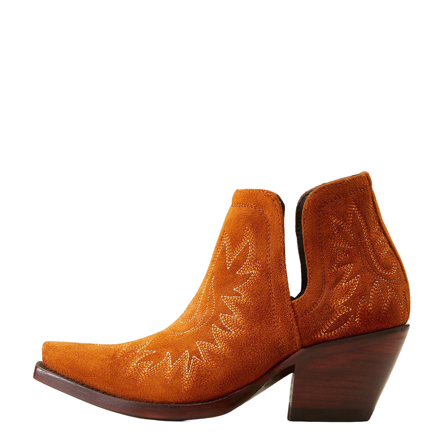 Ariat Ladies Dixon Western Penny Suede Booties 10046868