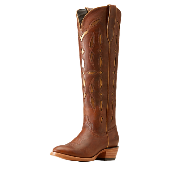 Ariat Ladies Saylor StretchFit Chic Brown Western Boot 10046966