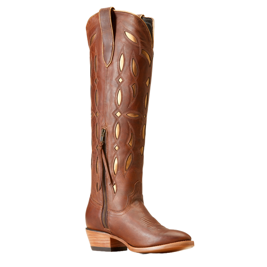 Ariat Ladies Saylor StretchFit Chic Brown Western Boot 10046966