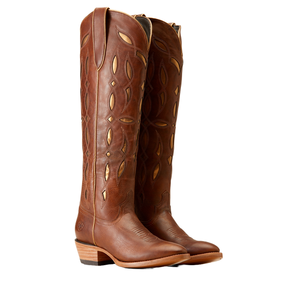 Ariat Ladies Saylor StretchFit Chic Brown Western Boot 10046966