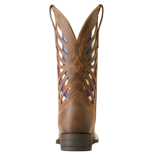 Ariat Ladies Longview Burlap Brown Leather Western Boot 10047055