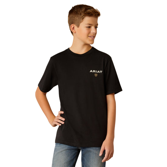 Ariat Youth Boy's American Rancher Black T-Shirt 10052039