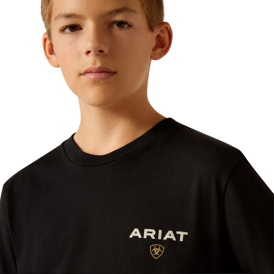 Ariat Youth Boy's American Rancher Black T-Shirt 10052039