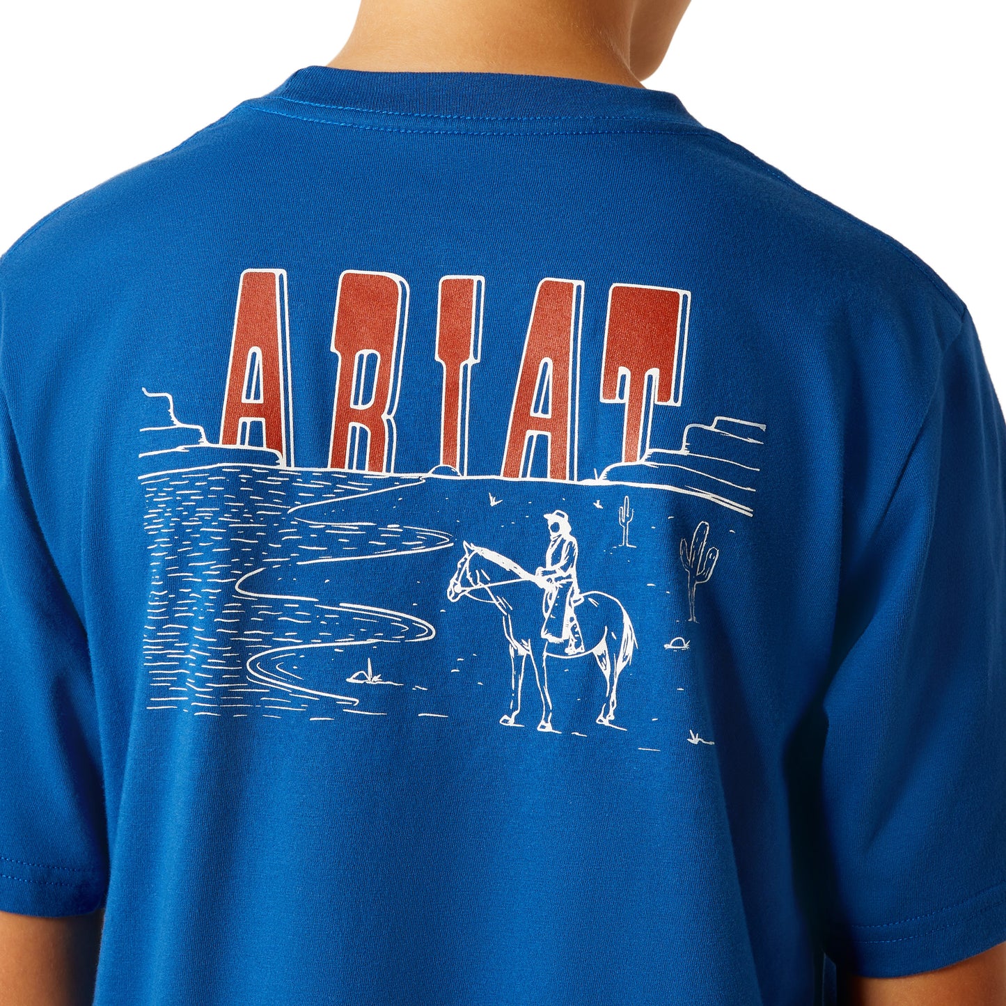 Ariat Youth Boy's Horizon Oasis Royal Blue T-Shirt 10052581