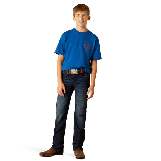 Ariat Youth Boy's Horizon Oasis Royal Blue T-Shirt 10052581