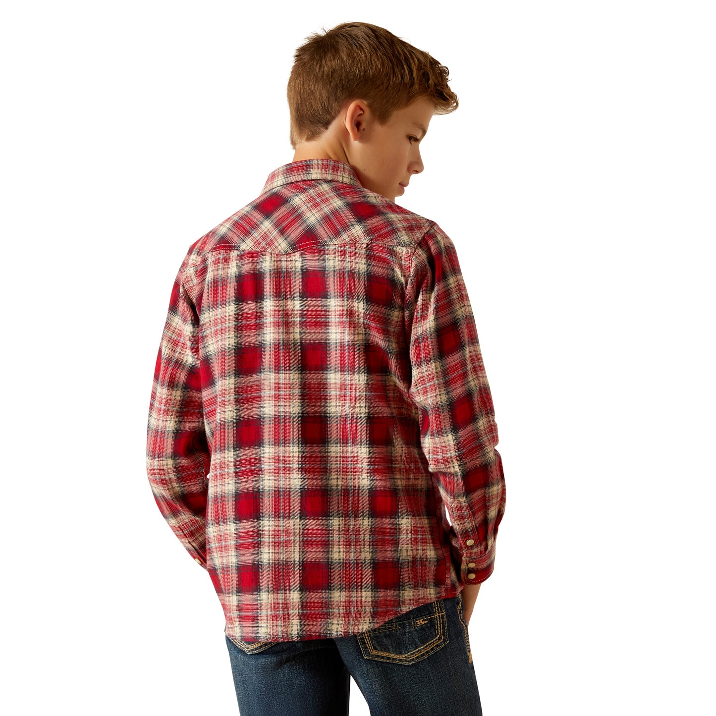 Ariat Youth Boy's Herschel Chili Pepper Retro Fit Shirt 10052635