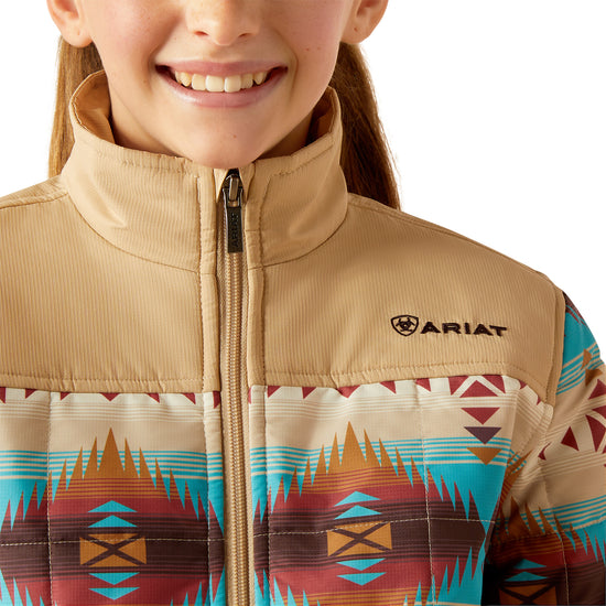 Ariat Youth Girl's Crius Serrano Southwest Print Zip Jacket 10052471