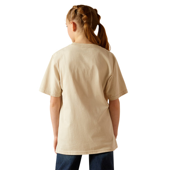 Ariat Youth Girl's Saguro Modern Natural Tan T-Shirt 10052564