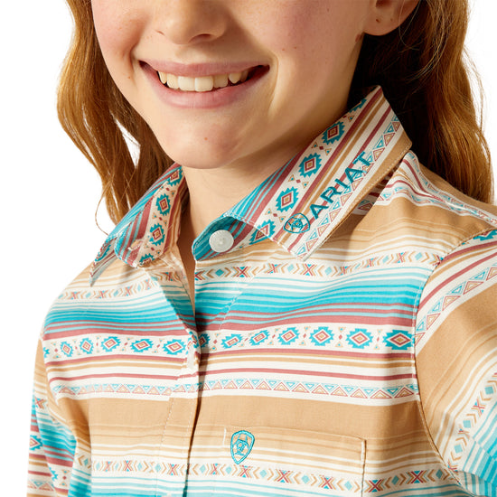 Ariat Youth Girl's Team Kirby Fallon Serape Print Shirt 10052735